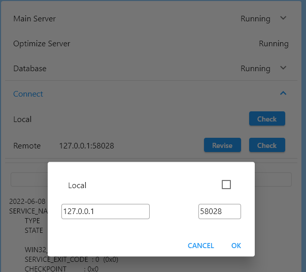 Revise Remote Server